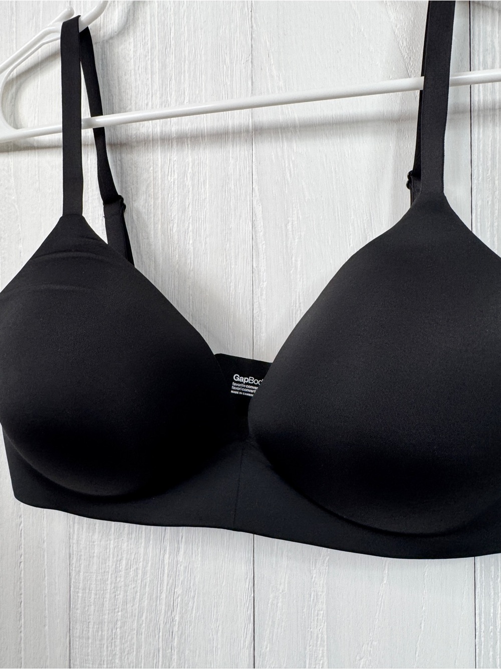 Gap Body Favorite Convertible Wireless Lightly Lined T-Shirt Bra - Black 34D